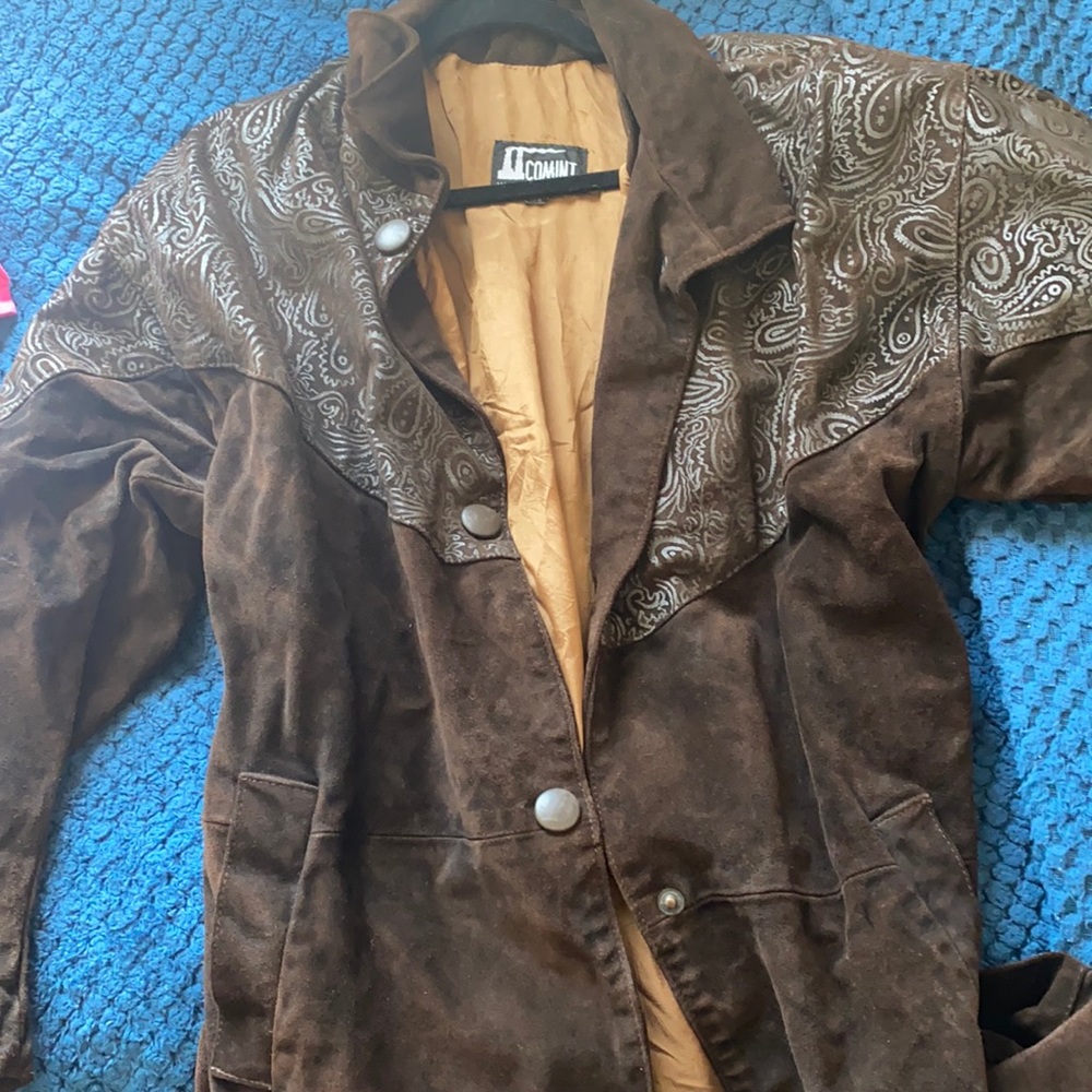 High quality comint jacket in Brown
